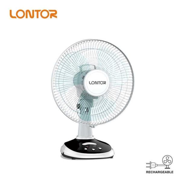 Lontor 12 Inch Rechargeable Fan CTL-CF025-12 without solar