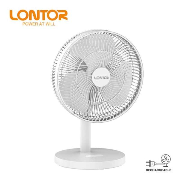 Lontor CTL CF026-12 Inches Rechargeable Table Fan