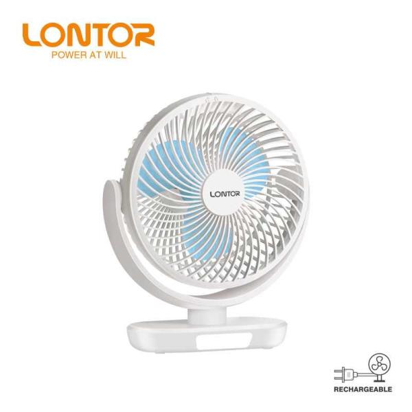 Lontor Rechargeable 6 Inches Table Fan CTL-MF027-6