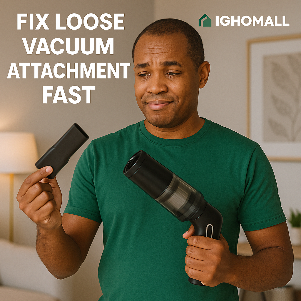 fix loose vacum attachement
