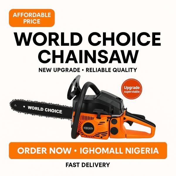 World Choice 20" Gasoline Chainsaw – High-Performance Cutting Tool