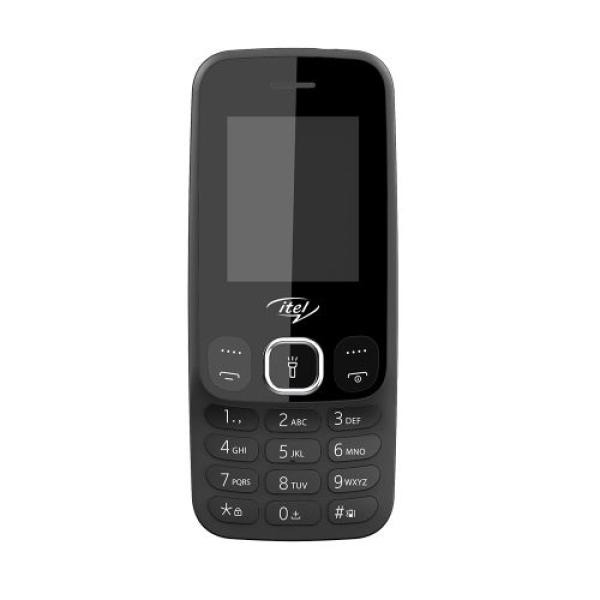 Itel 2166 2" Wireless FM, Torchlight, 1000mAh Dual SIM - Black