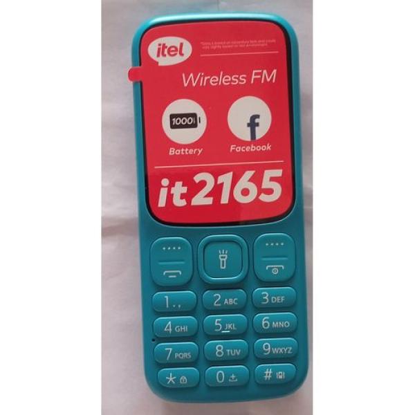 Itel It2165, 1.77 Screen, Wireless FM,Torchlight, Dual SIM - Blue