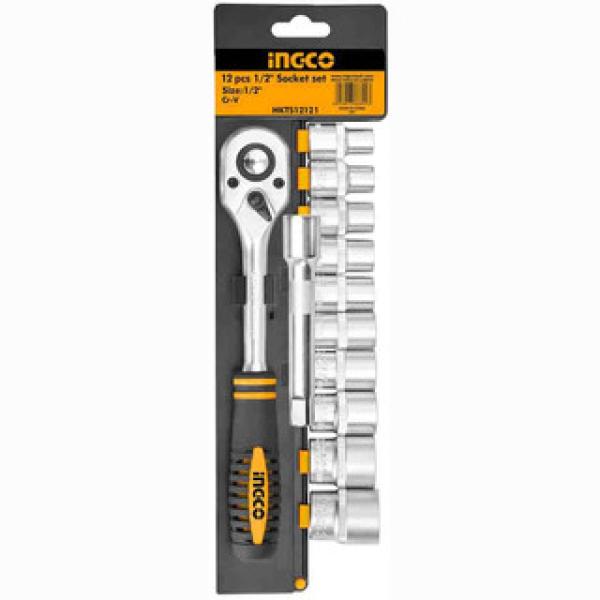 12 PCS 1/2'' Socket Set INGCO HKTS12122