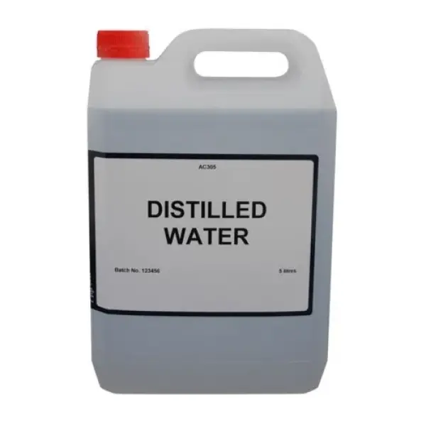 5 Litres Of Distilled Water