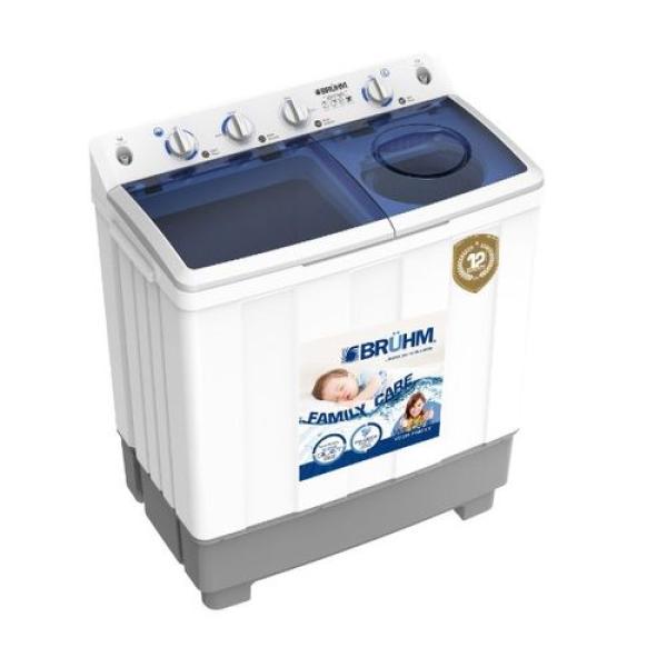 BRUHM 12kg Twin Tub Semi Automatic Washing Machine -  BWT-120H