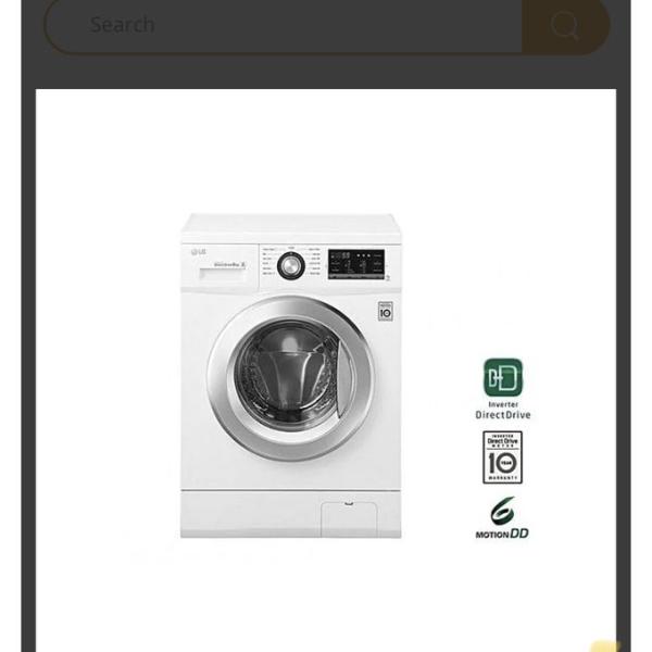 LG 7.5KG Automatic Front Loader Washing Machine - WM 2J3QDNP0